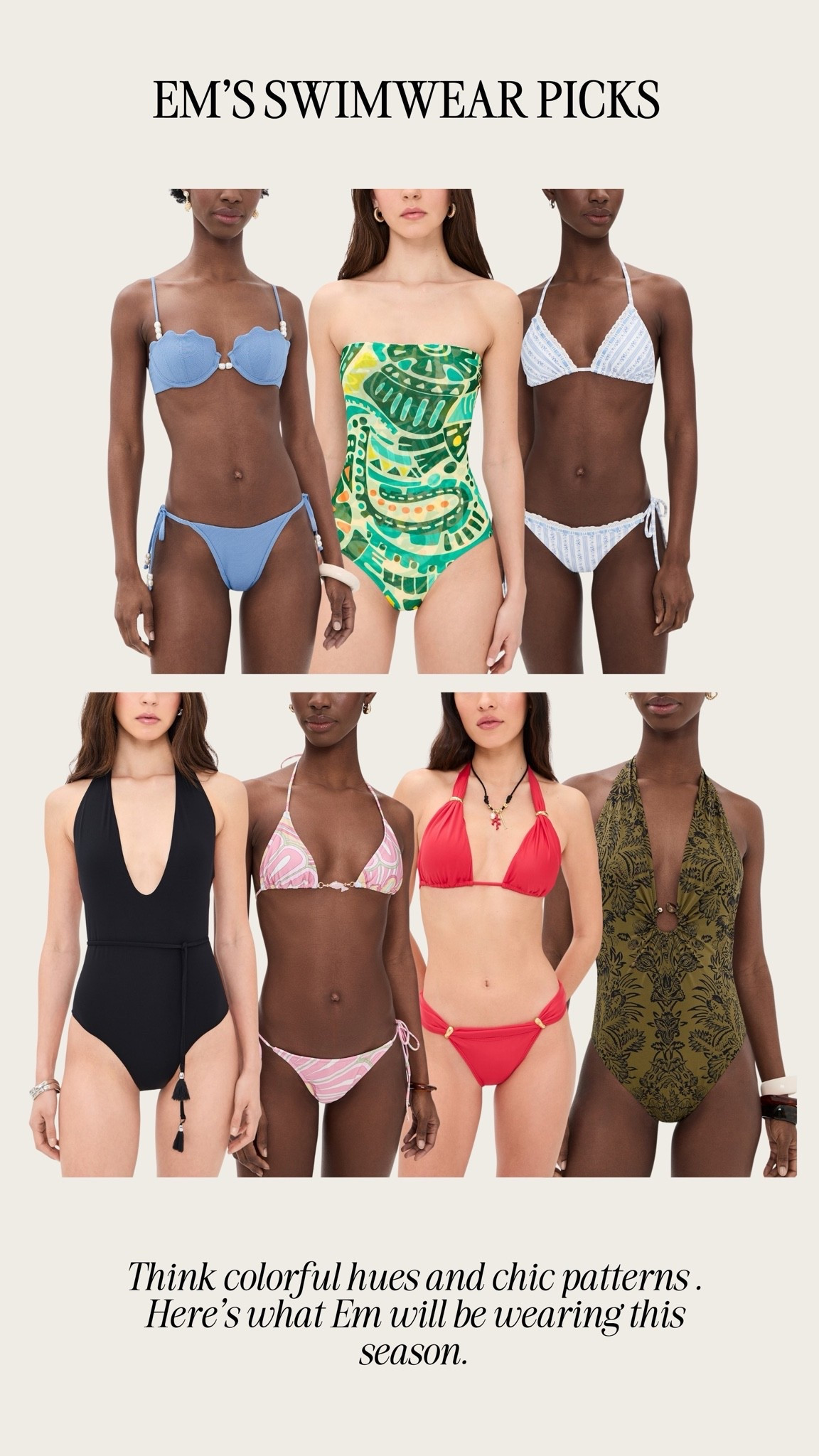 Em’s swimwear picks!! women’s swimwear, one piece swimsuit, swimsuit coverup @Shopbop