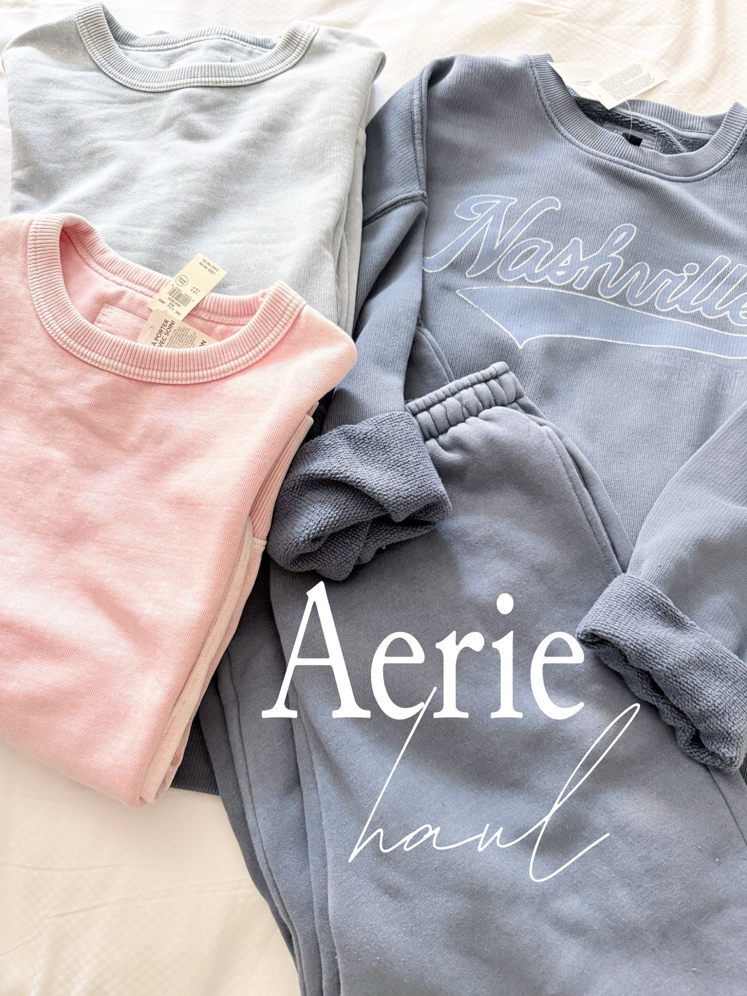 I sized down in the pink and blue sweatshirts. But the Nashville shirt is TTS 

#LTKSaleAlert #LTKootd