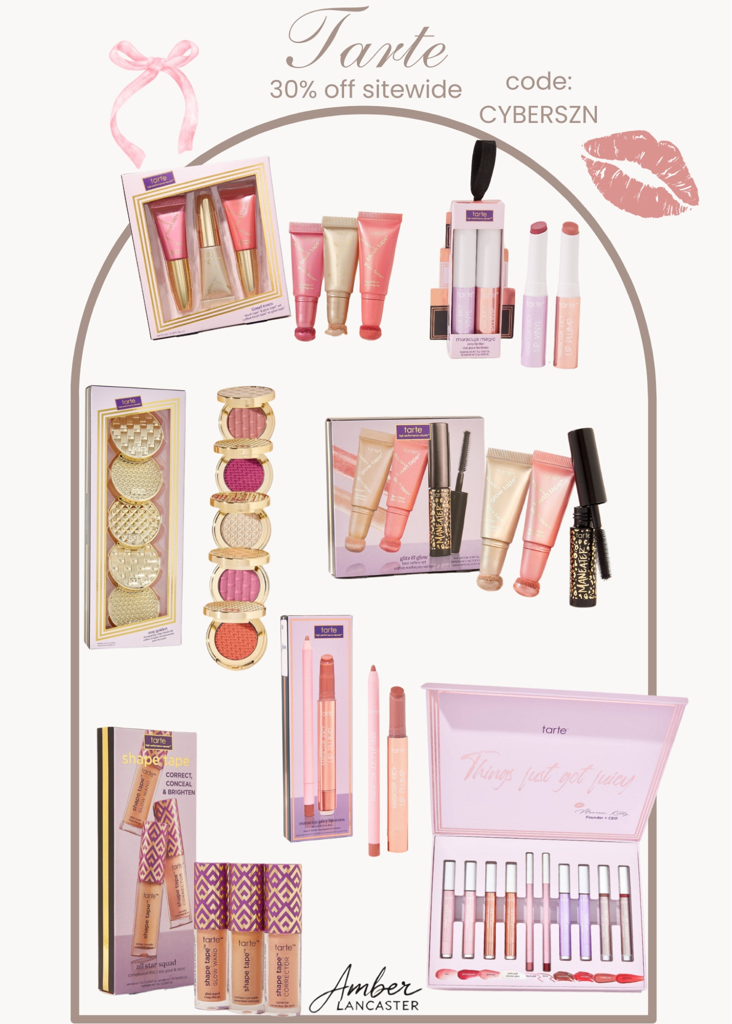 Tarte cyber week! 30% off sitewide use code: CYBERSZN 💄💋 | 
tarte, tarte sale, tarte code, cyber week, holiday set, beauty, makeup, mascara, lipstick, christmas gift, stocking stuffers women, gifts for her, gifts for women, sale alert. 

#LTKCyberWeek #LTKSaleAlert #LTKGiftGuide