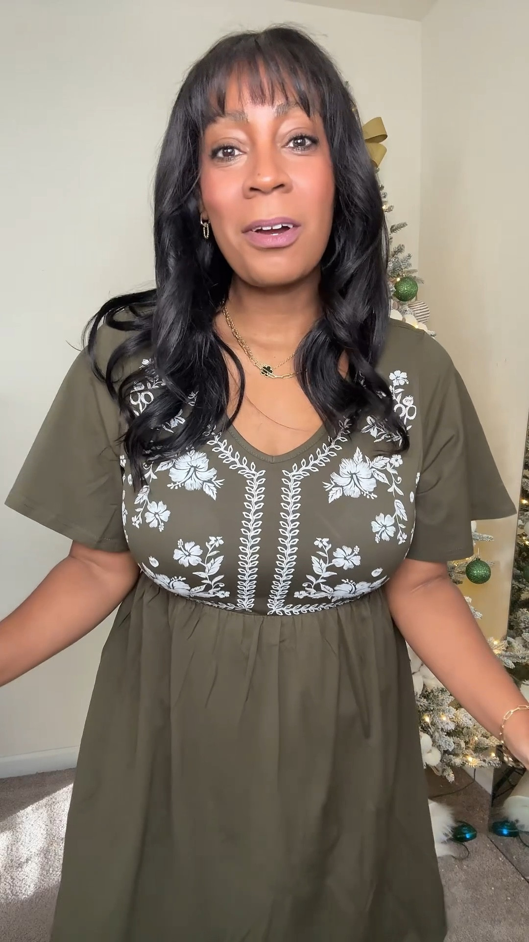 Lightweight flowy dress with a little stretch. I’m wearing a medium as a 12. 

Spring fashion, affordable fashion, Amazon fashion, Amazon dress , casual dress, spring dress 

#LTKSeasonal #LTKootd #LTKMidsize