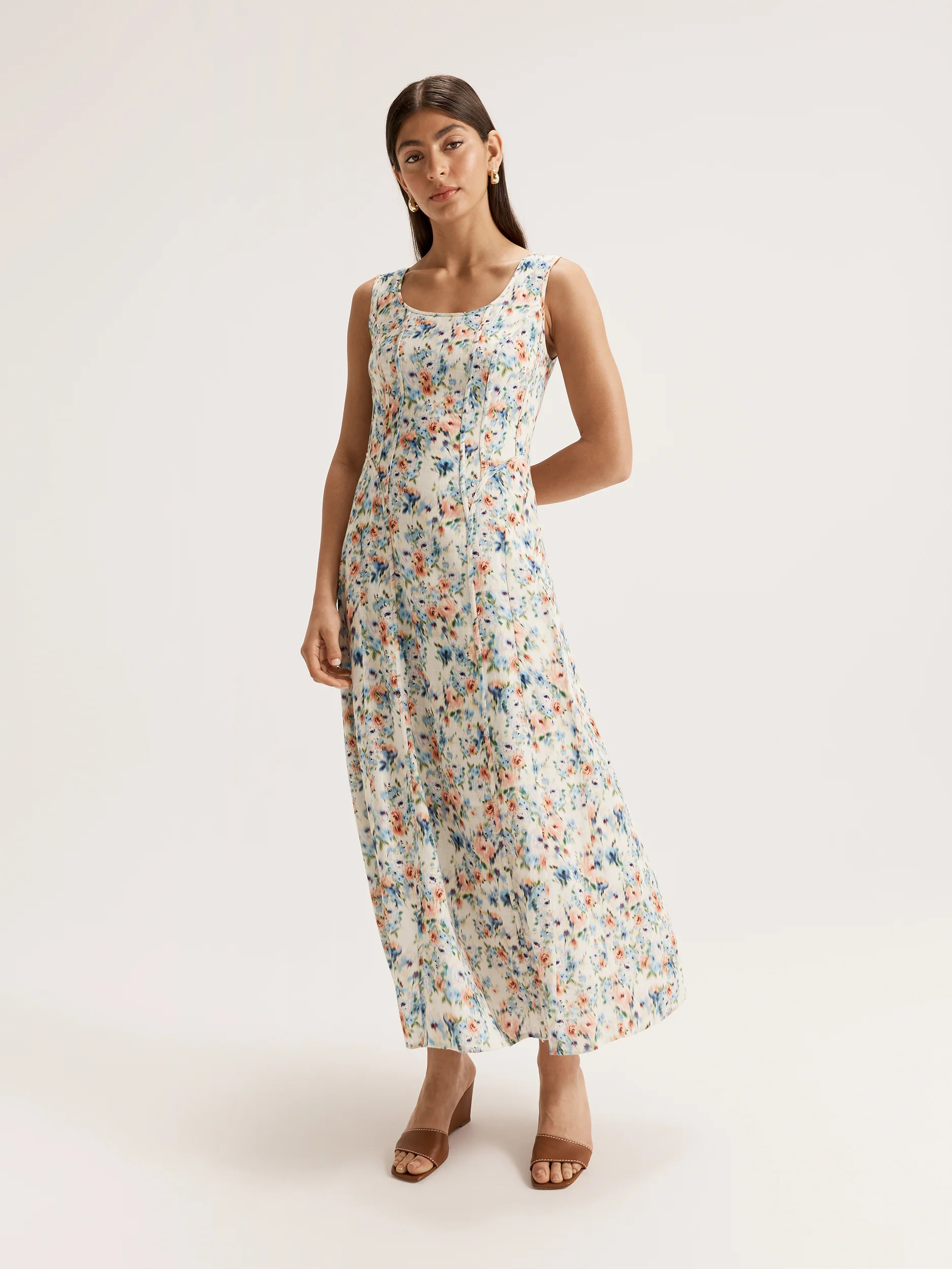 Hazy Floral Panelled Dress | Review (ANZ)
