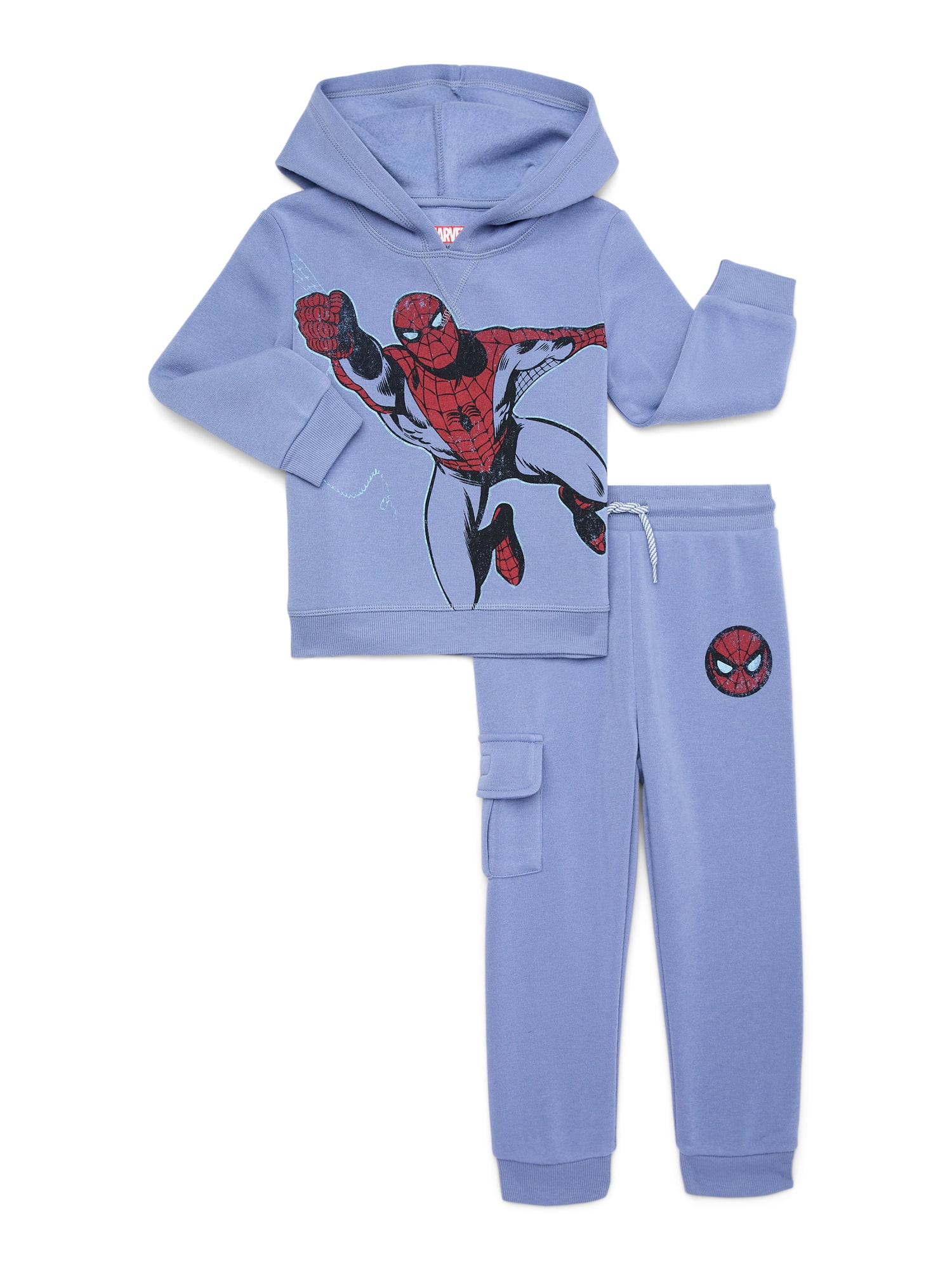 Spider-Man & Friends Toddler Boys Long Sleeve Top and Sweatpants Set, Sizes 12 Months - 5T | Walmart (US)