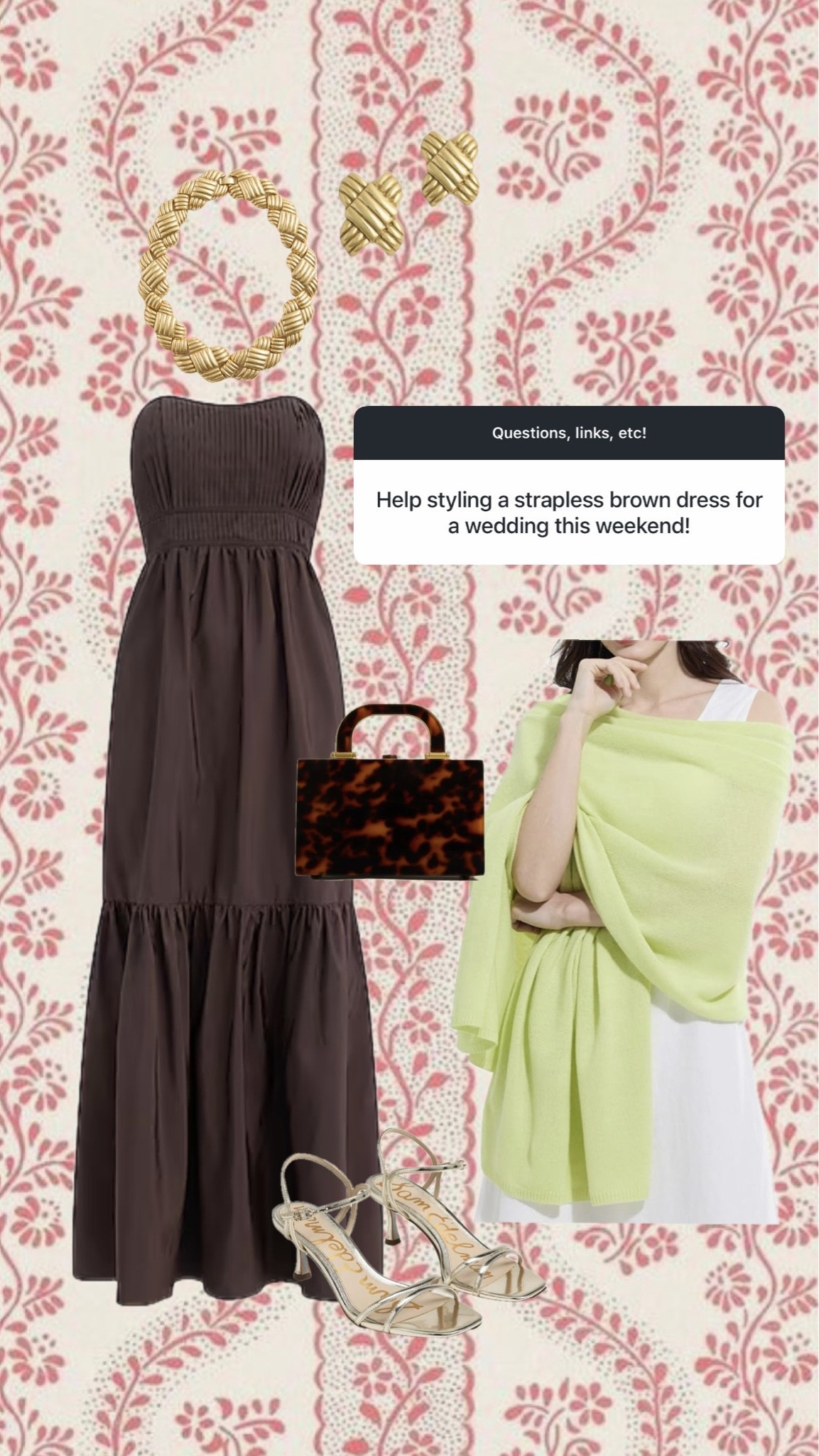 Wedding guest outfit idea!