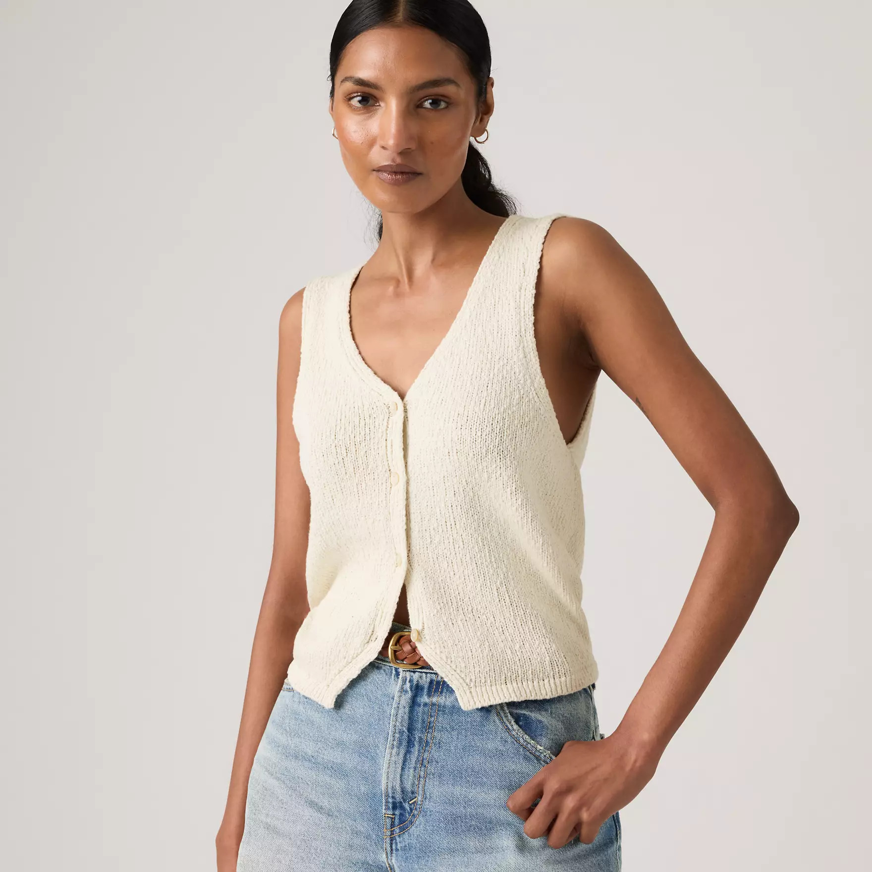 Helen Mini Boucle Vest | Levi's US