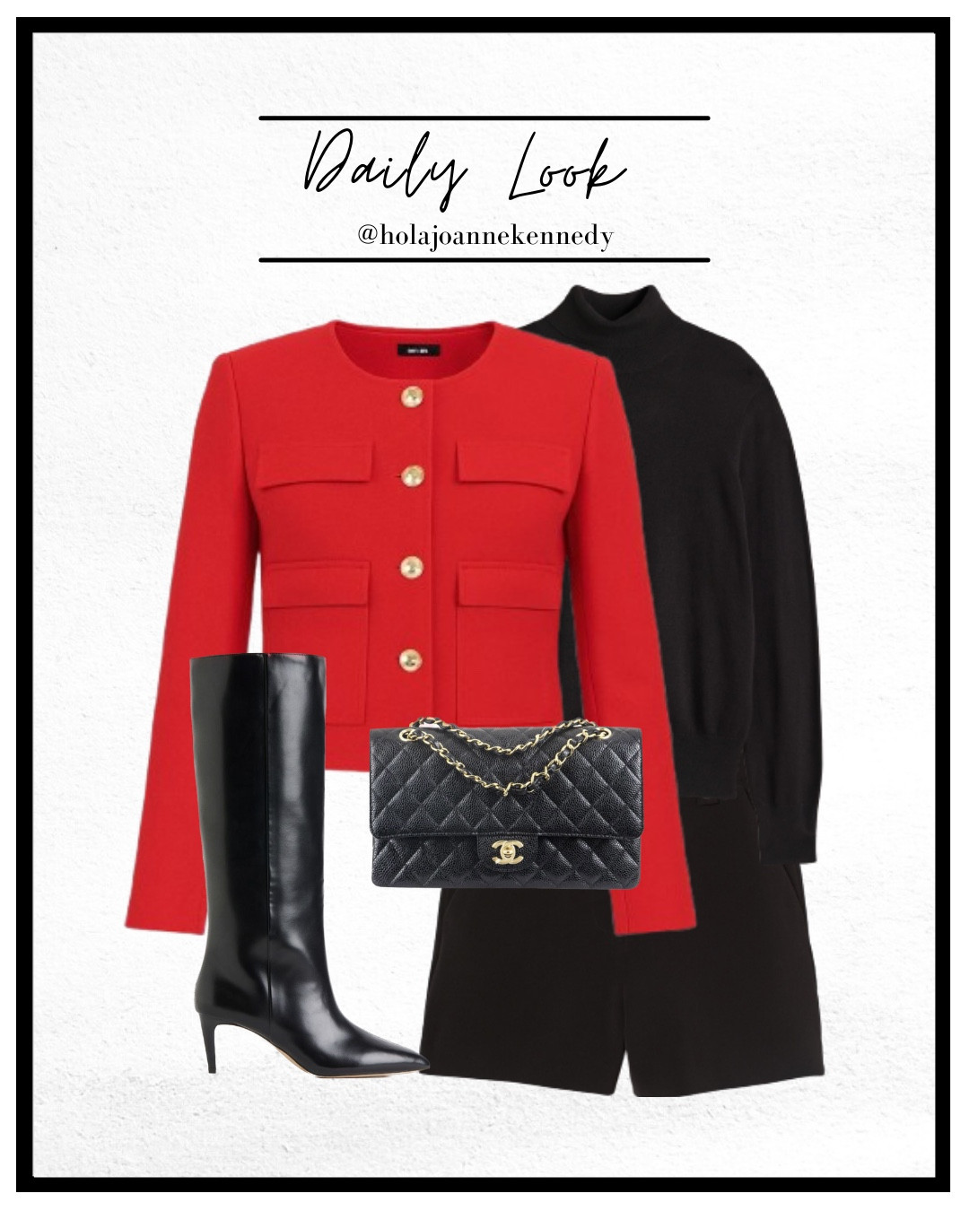 festive outfit, red statement jacket, Christmas workwear, winter layering, wool jacket, Saint + Sofia Colette Jacket, festive fashion, chic winter outfit, holiday season style, UK fashion influencer, Christmas countdown outfit, elevated everyday dressing, black tailored shorts, fleece lined tights, knee high boots 

#LTKfestive #LTKstyletip #LTKuk