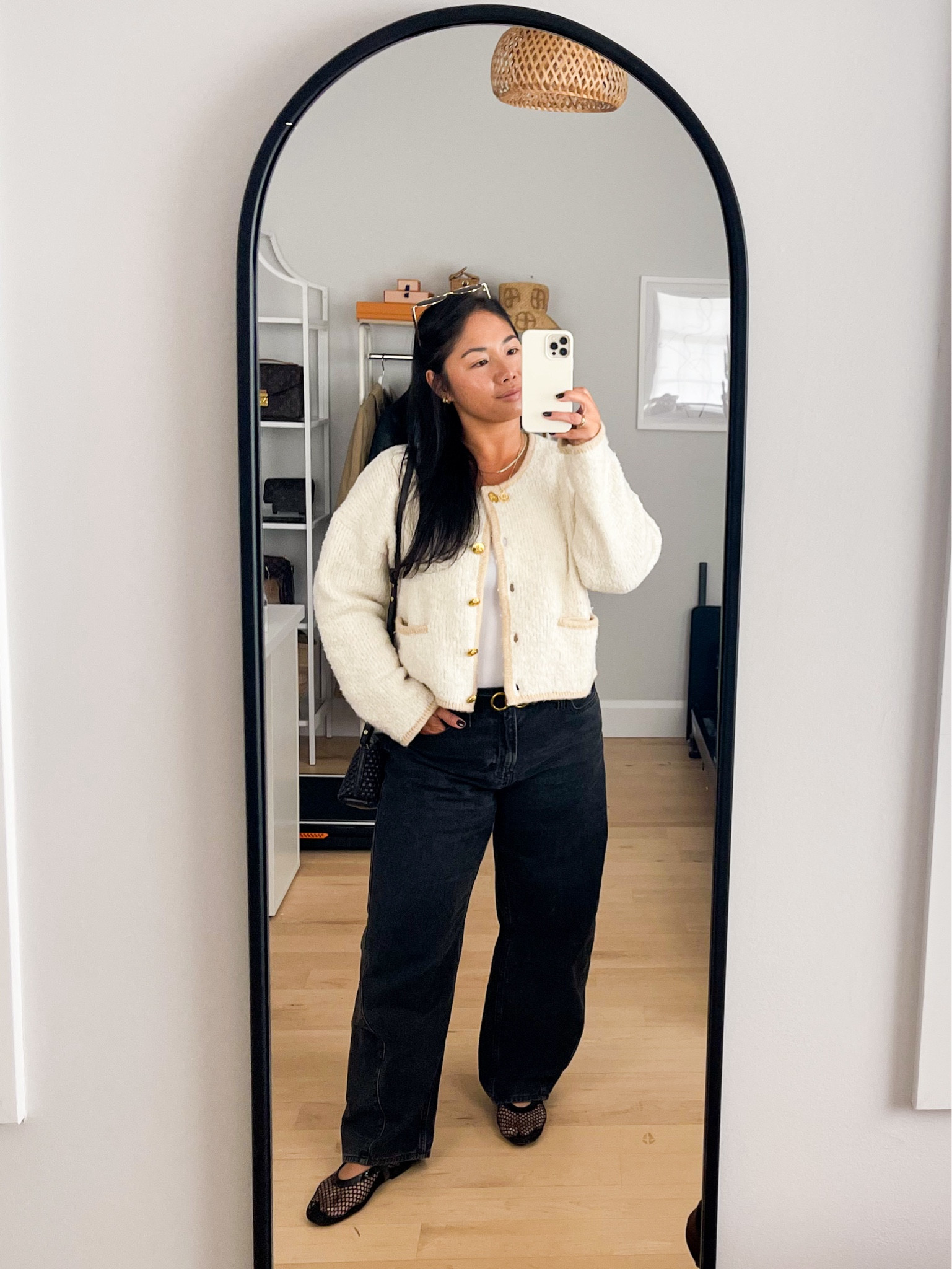 I loved the fit of these micro barrel jeans on my 5’1 frame so much that I got them in an indigo wash too. I am wearing a 29P and they fit nice and slightly loose so they are very comfortable. I’m wearing a medium petite in the sweater. 

#LTKmidsize #LTKcanada #LTKautumn