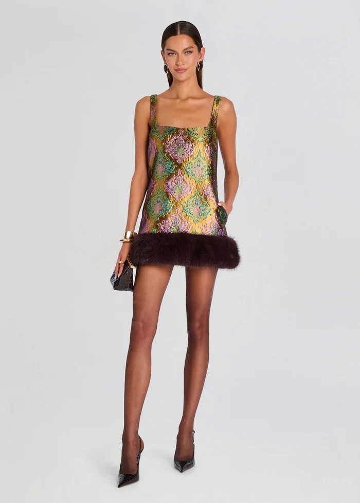 Sulvie Brocade Dress | Retrofete