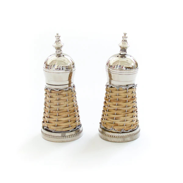 Basketweave Salt and Pepper Shakers | The Avenue