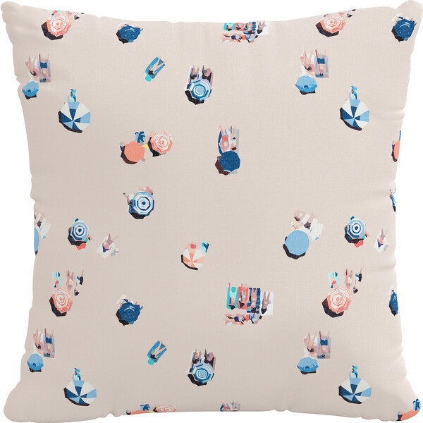Beach Scene Outdoor Pillow, Multi | Maisonette