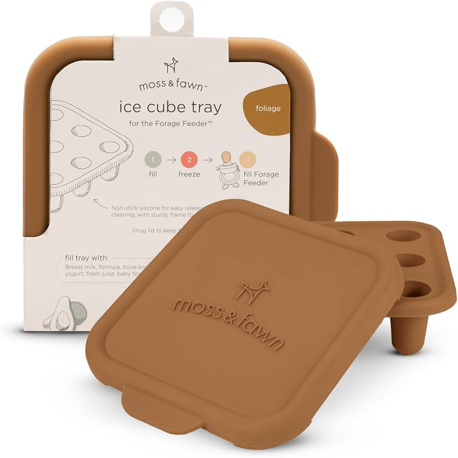 Ice Cube Tray, Forage Feeder Freezer Mold for Breast Milk, Formula, Bone Broth, Purees, and Baby ... | Amazon (US)