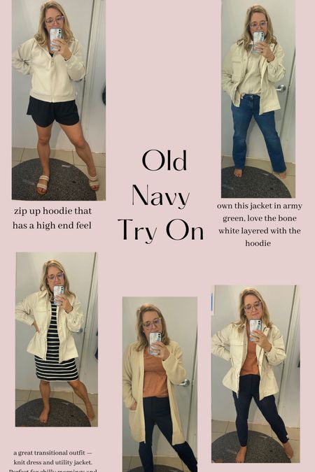 Old navy try on for transition summer to fall mid sized fashion

#LTKunder50 #LTKunder100 #LTKSeasonal