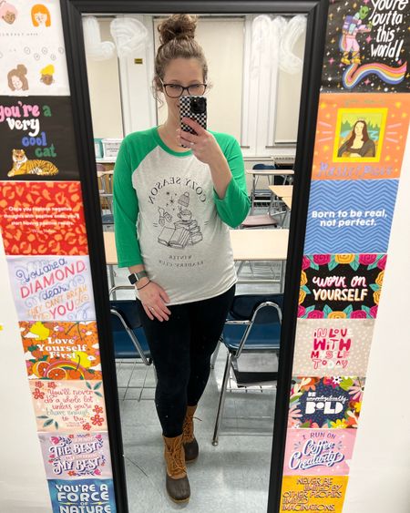 Yesterday was a wash - so much going on at work and at home. Trying to keep up with everything right now is a catastrophe. 

Shirt L from ThatAwkwardTeacher’s Bonfire
Pants Maternity L
Boots 7

#LTKmidsize #LTKbump #LTKworkwear