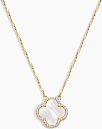 Icon White Clover Necklace | Nordstrom
