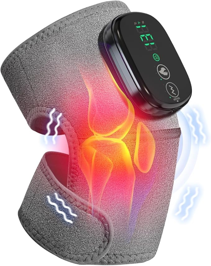 Heated Knee Massager, Foot Massager with Heat, Shoulder Massagers with Heat, Knees Warmers Wrap, ... | Amazon (US)