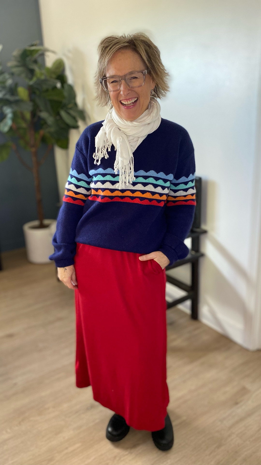 When that cozy sweater has a fun pattern…..styling is easy! 

#LTKOver40 #LTKHoliday #LTKPetite