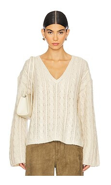 By Malene Birger Cimone Sweater in Light Sand from Revolve.com | Revolve Clothing (Global)