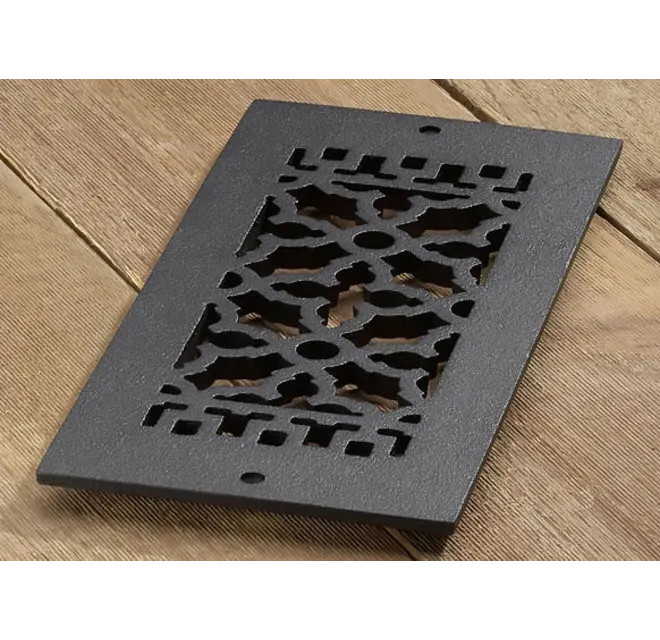 Scroll Series 12" x 4" Floor Grille without Mounting Holes | Build.com, Inc.