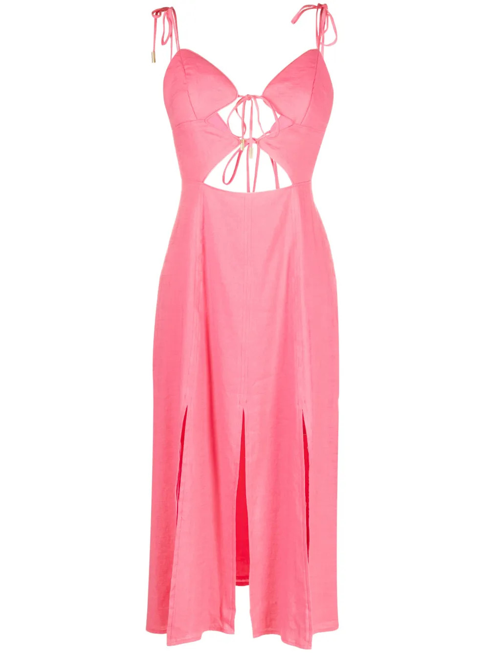 Cult Gaia Vestido Liv Midi Con Abertura - Farfetch | Farfetch Global