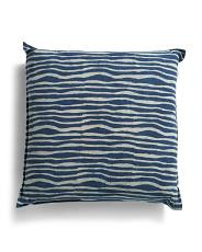 Made In India 20x20 Super Soft Cotton Stone Wash Shibori Pillow | TJ Maxx