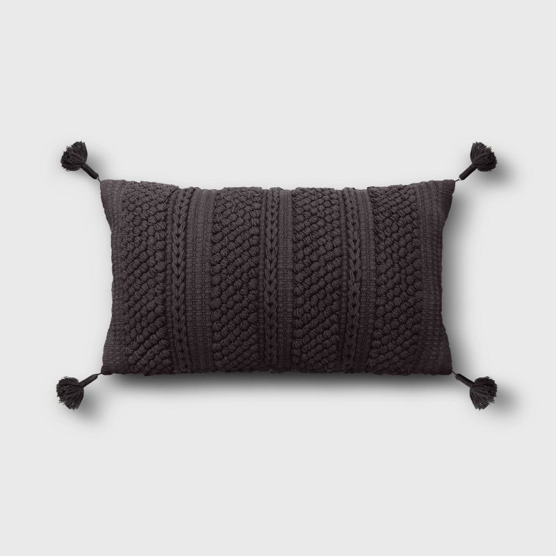 Tufted and Braided Lumbar Throw Pillow - Threshold™ | Target