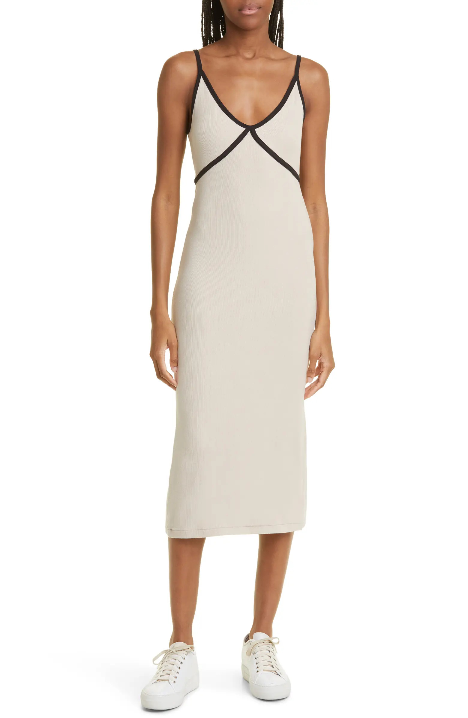 Contrast Trim Camisole Sweater Dress | Nordstrom
