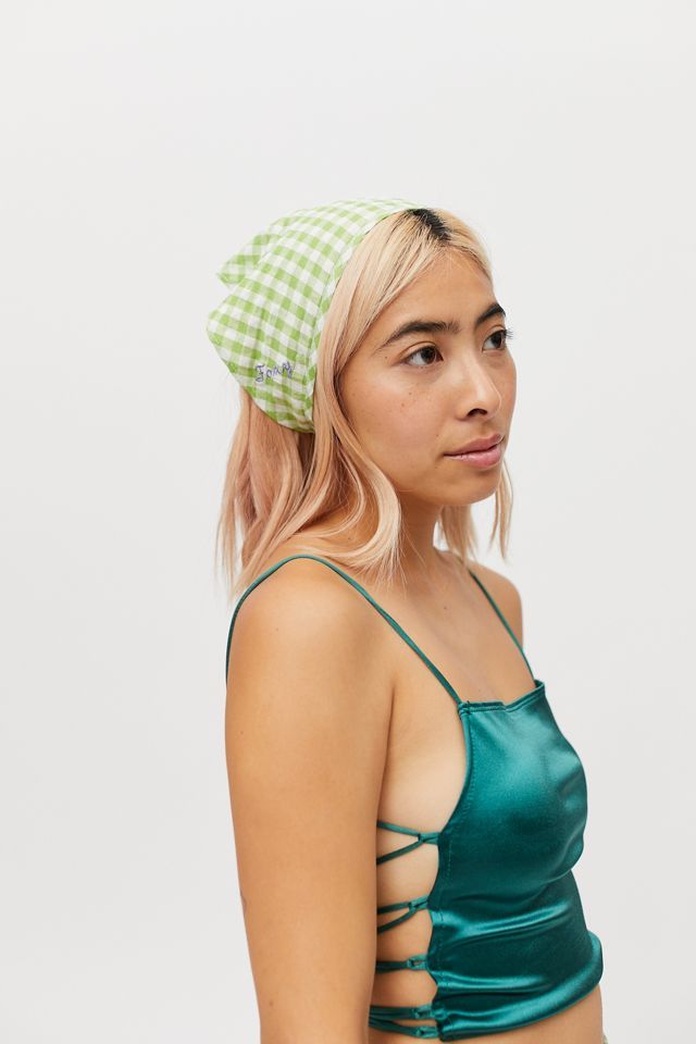 Gingham Hair Scarf | Urban Outfitters (US and RoW)