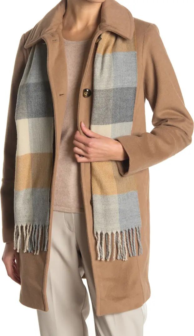 SB Plaid Scarf Coat | Nordstrom Rack