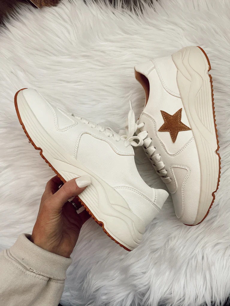 Luna Star Tennis Shoes | She Is Boutique