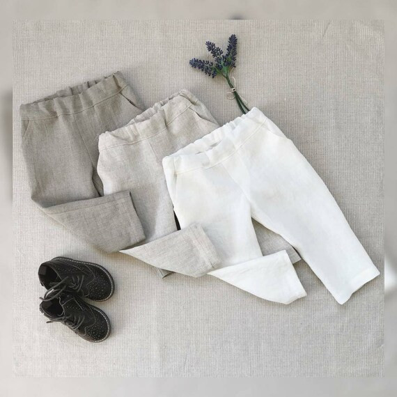 Boys linen pants Baby boy linen trousers Baby boy baptism | Etsy | Etsy (US)