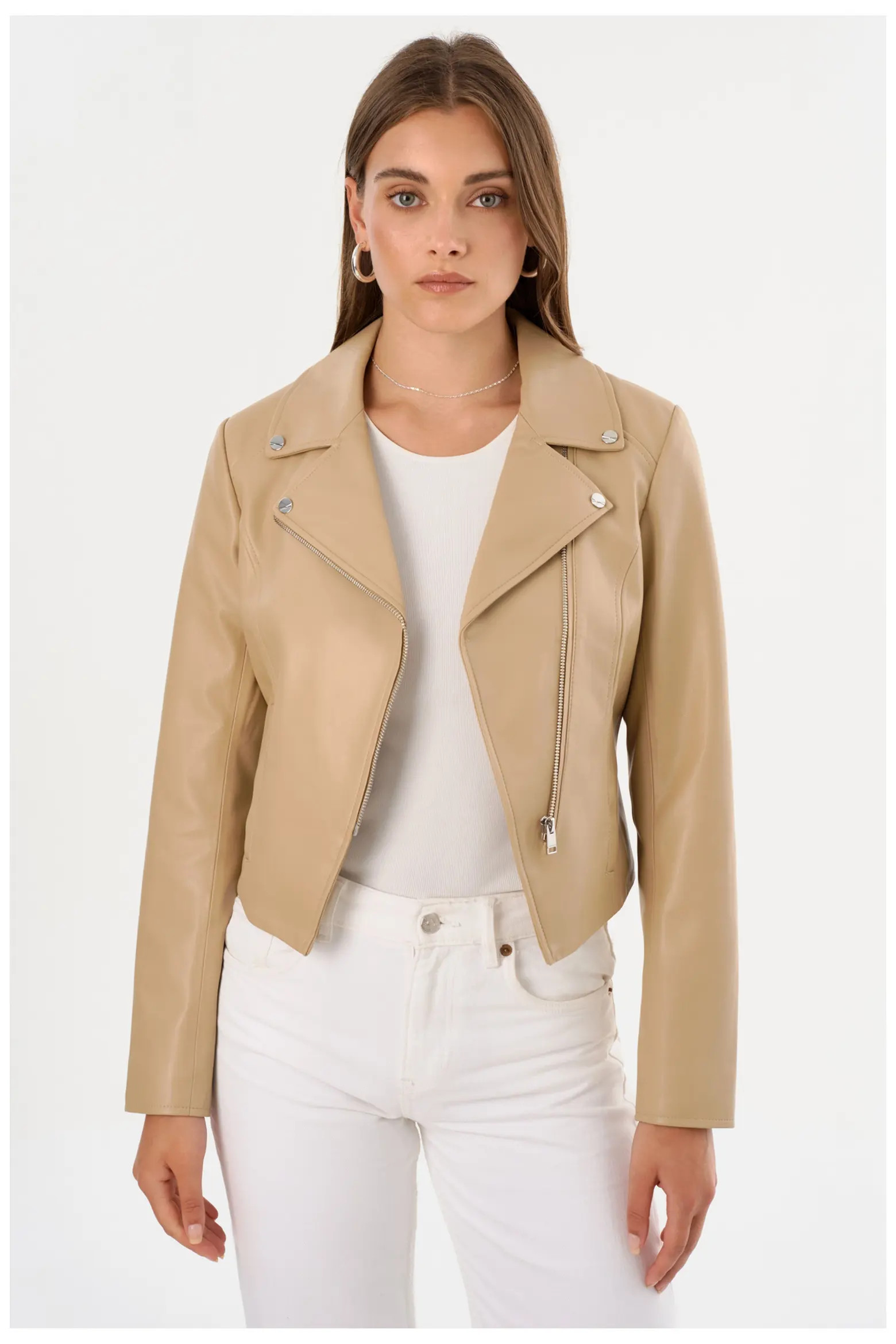 LAMARQUE Pascale | Fitted Faux Leather Jacket (Women) | Nordstrom | Nordstrom