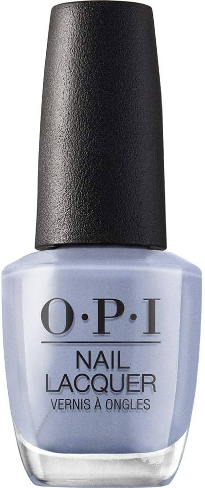 OPI Nail Lacquer, Check Out the Old Geysirs, Blue Nail Polish, Iceland Collection, 0.5 fl oz | Amazon (US)