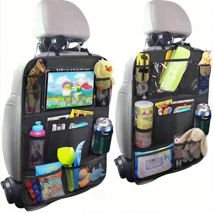 1pc Car Seat Back Storage Bag, Multifunctional Storage Organizer Hanging Bag, Back Seat Anti-Kick | SHEIN