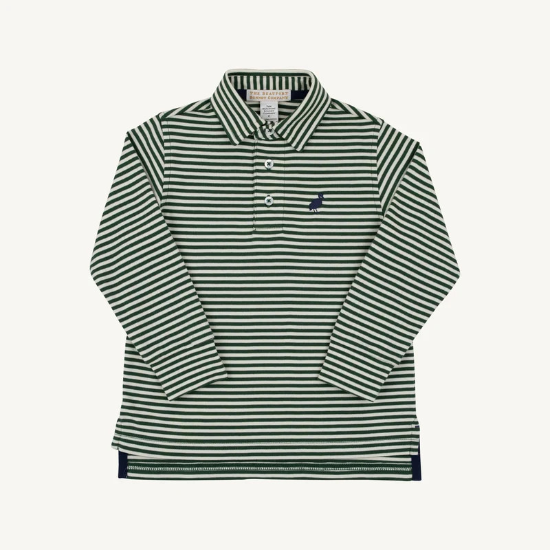 Long Sleeve Prim and Proper Polo and Onesie | The Beaufort Bonnet Company