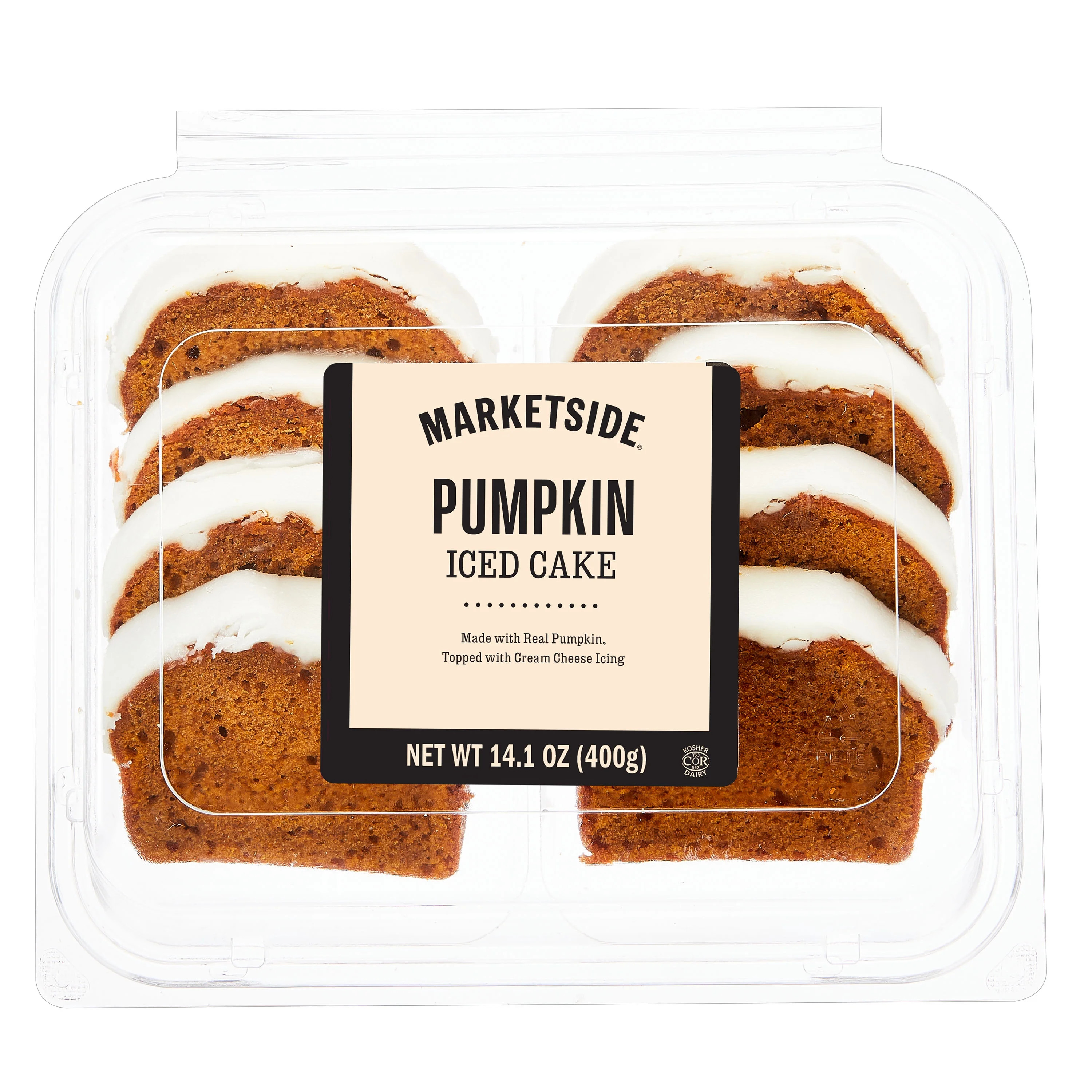 Marketside Iced Pumpkin Sliced Cake, 14.1 oz, 8 Count | Walmart (US)