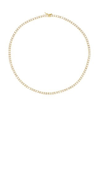 Diamond Tennis Medium Necklace in Gold | Revolve Clothing (Global)
