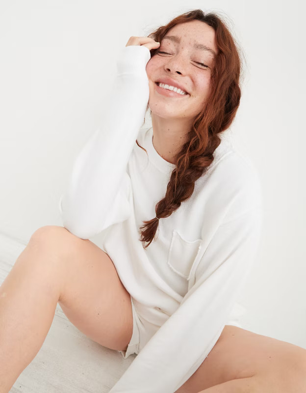 Aerie The Sweat Everyday Crew Sweatshirt | American Eagle Outfitters (US & CA)