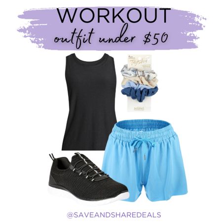 Cute and casual workout outfit all for under $50! Love these shorts for running errands as well! 

Women’s fashion, Walmart fashion, workout outfit, athletic outfit, women’s workout shorts, women’s workout tank top, women’s sneakers

#LTKFindsUnder50 #LTKFitness #LTKSeasonal