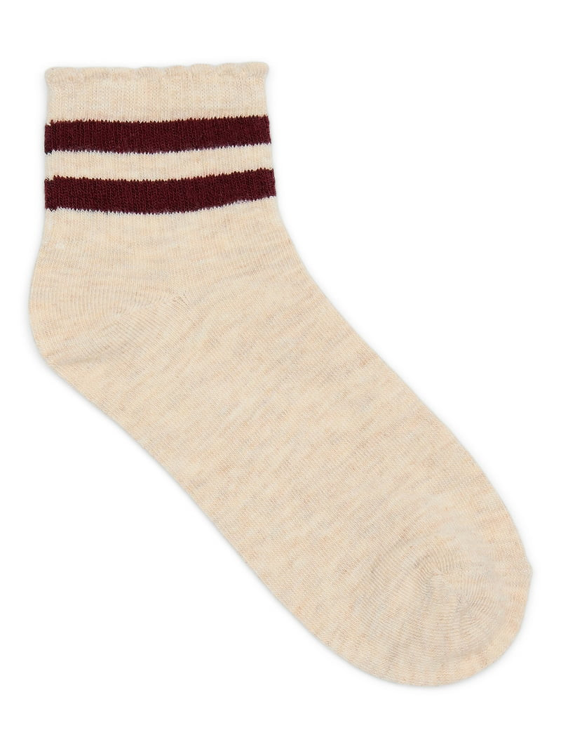 No Boundaries Ankle Socks, 3-Pack, Women's, Size 4-10 | Walmart (US)