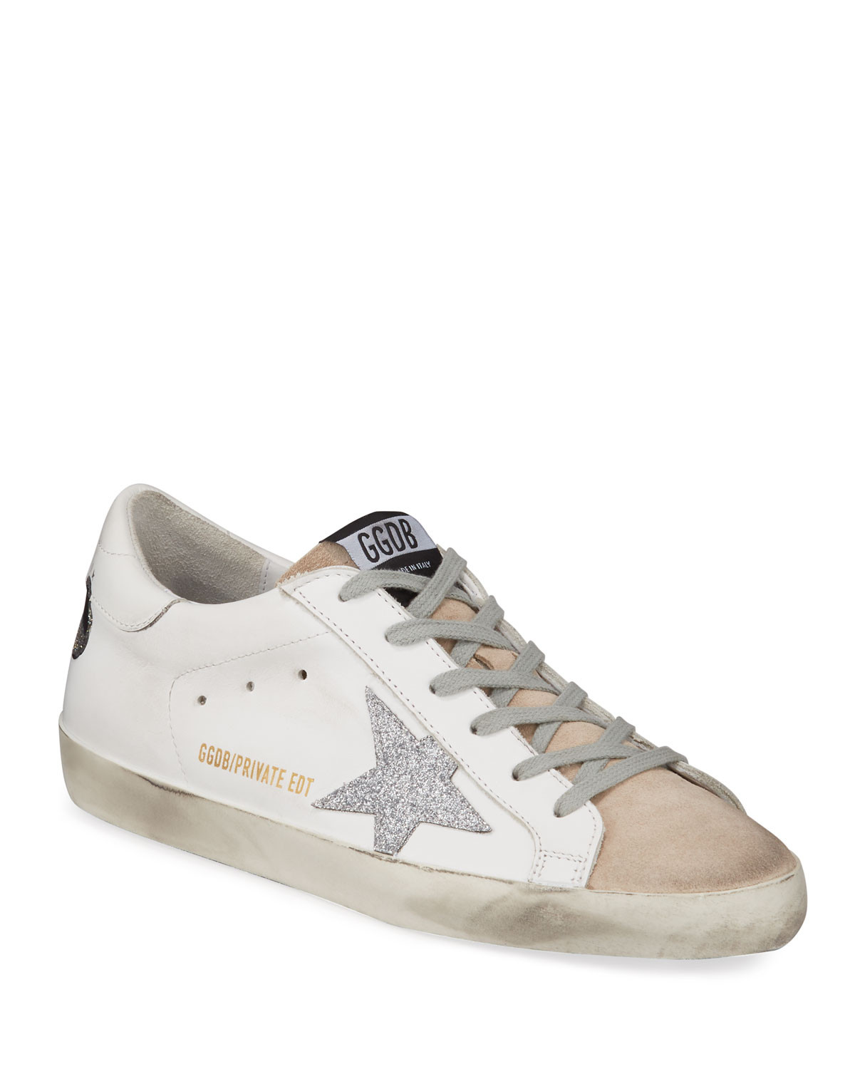 Superstar Bow Lace-Up Sneakers | Neiman Marcus