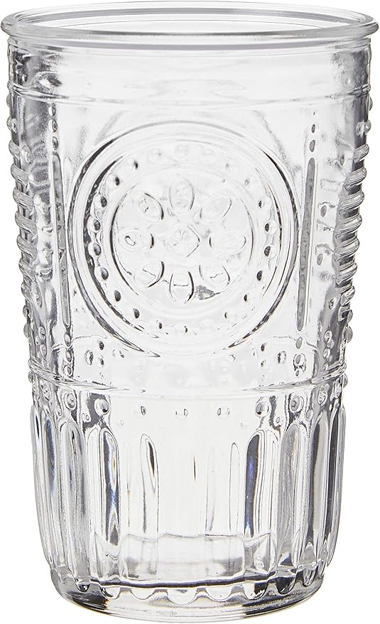 Bormioli Rocco Romantic Water Glass, 10.25 oz., Set of 6 , Clear | Amazon (US)