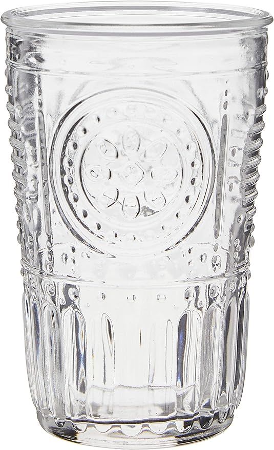 Bormioli Rocco Romantic Water Glass, 10.25 oz., Set of 6 , Clear | Amazon (US)