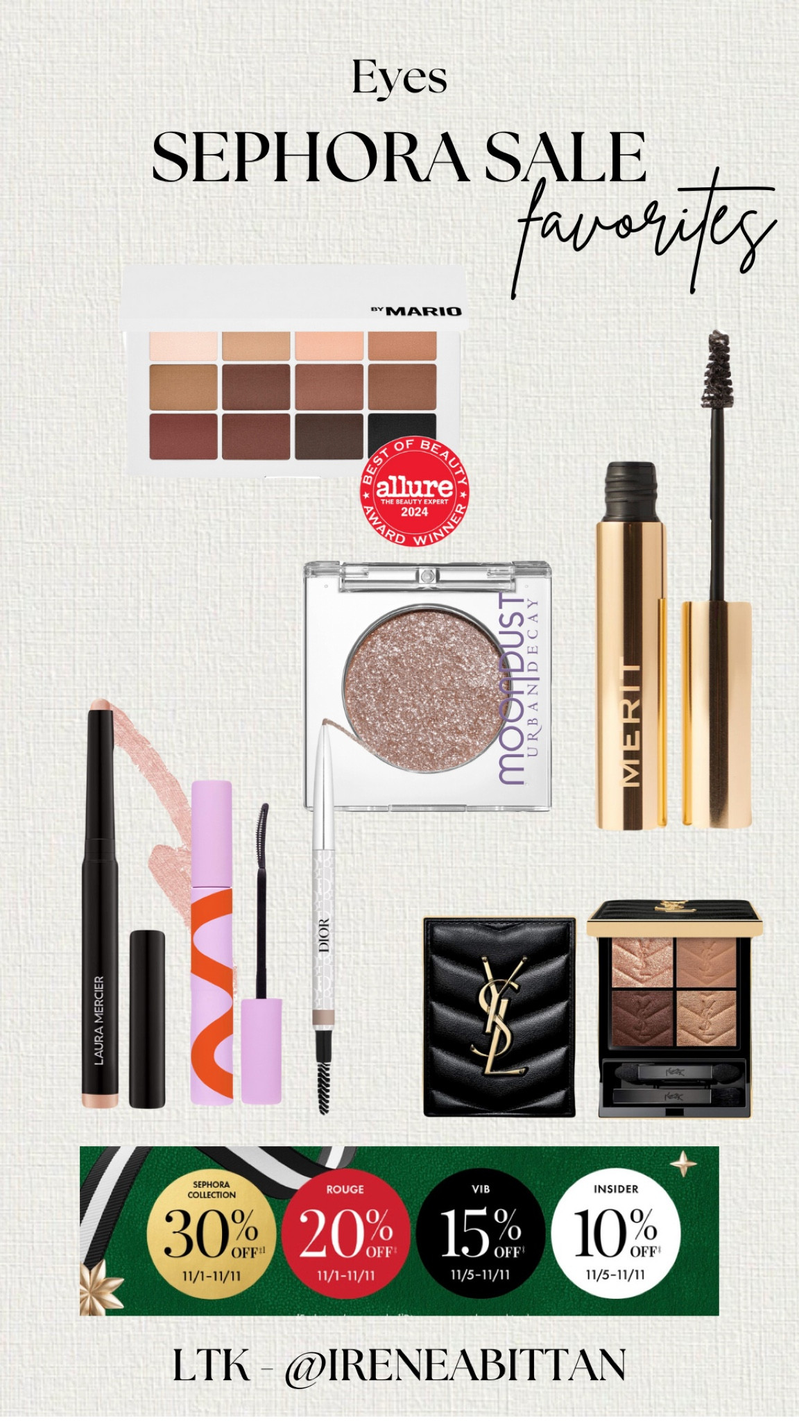 SEPHORA SALE✨💄

- Rouge: 20% off from 11/1 - 11/11
- VIB: 15% off from 11/5 - 11/11
- Insiders: 10% off from 11/5 - 11/11

#LTKBeauty #LTKStyleTip #LTKSaleAlert