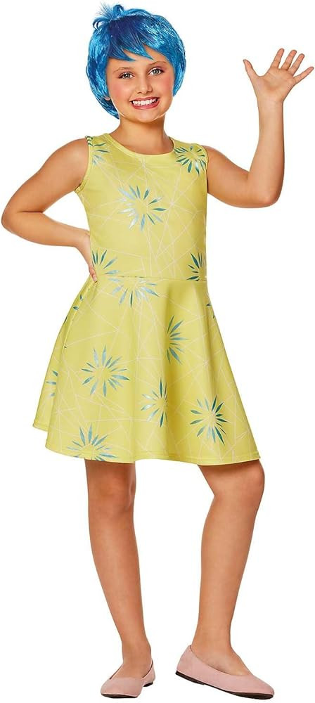 Spirit Halloween Inside Out 2 Kids Joy Dress Costume | Officially Licensed | Disney | Pixar | Joy... | Amazon (US)