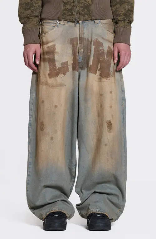 JADED LONDON LDN Mud Baggy Jeans in Blue at Nordstrom, Size 32 | Nordstrom