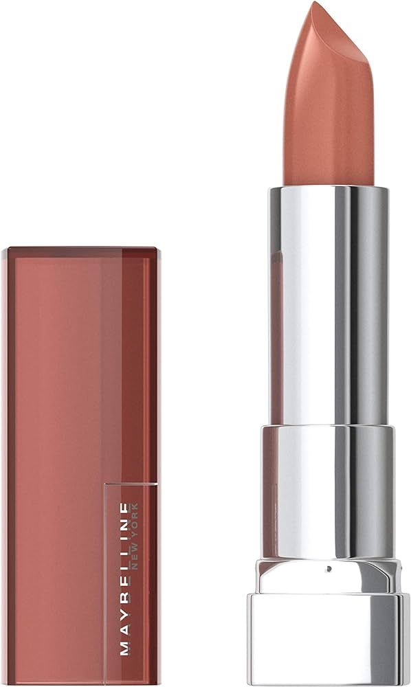 Maybelline Color Sensational Lipstick, Lip Makeup, Cream Finish, Hydrating Lipstick, Nude, Pink, Red, Plum Lip Color, Naked Dare, 0.15 oz; (Packaging May Vary) | Amazon (US)