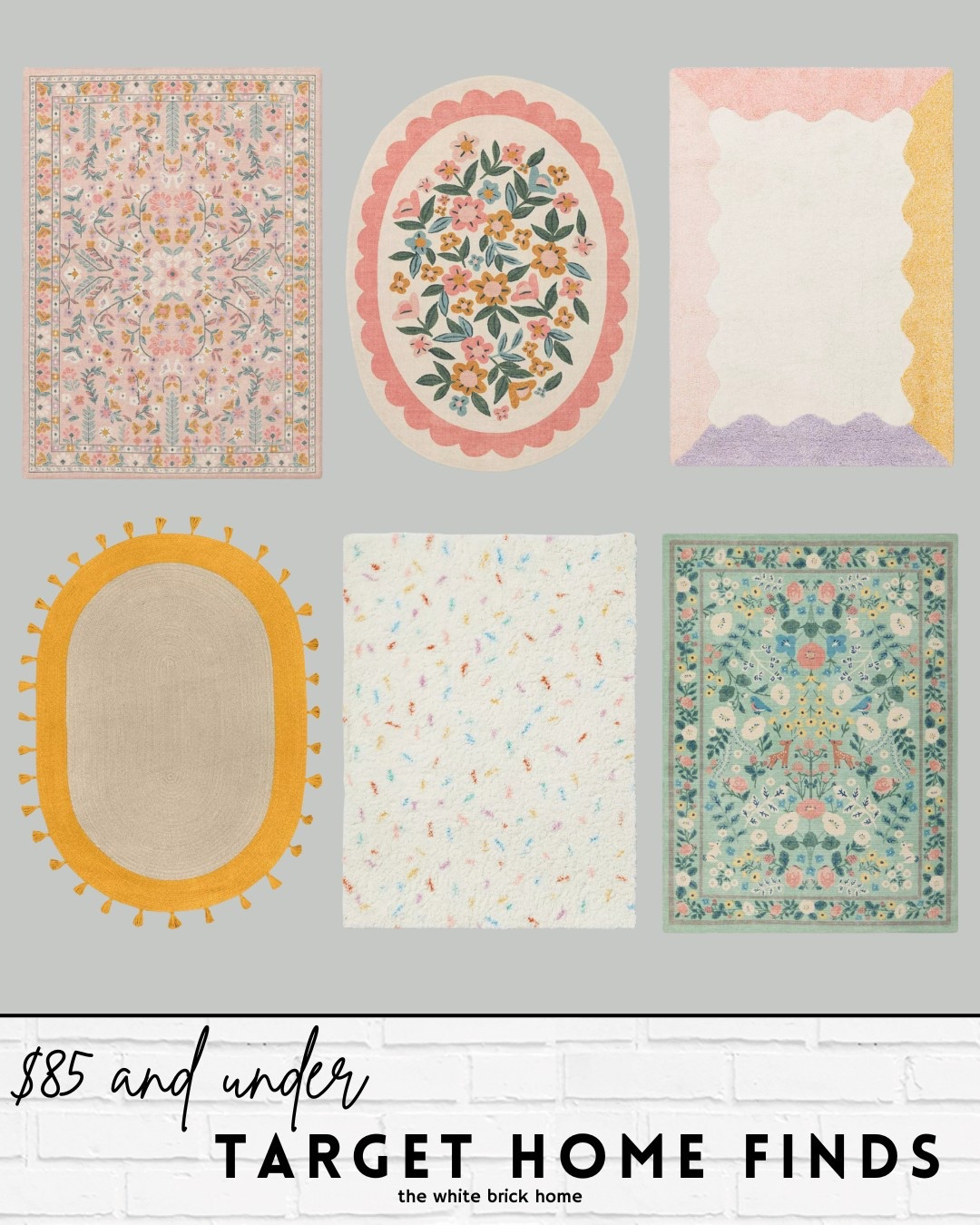 Target is killing it with rugs right now! So many cute, affordable options for a girls room or play area!

Girls room, girls bedroom, girls room decor, girls room rug,
Girls room decor, pink bedroom, toddler, toddler girl, toddler girl bedroom, floral bedroom, bedroom, bedroom rug, girls playroom, playroom rug, budget, budget friendly, budget home decor target, girls room target, kids room, kids bedroom, kids playroom, kids room finds, target kids, target kids bedroom, pillow fort, target playroom 

#LTKKids #LTKFindsUnder100 #LTKHome