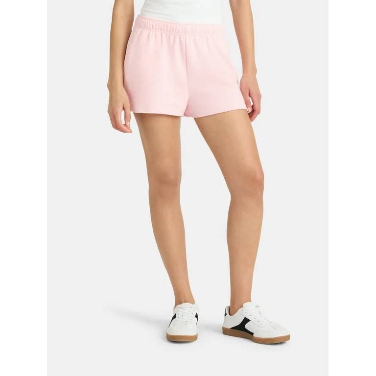No Boundaries French Terry Shorts, 2'' Inseam, Women’s | Walmart (US)