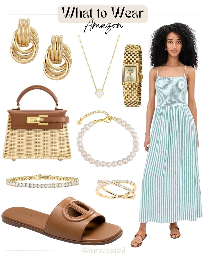 This striped maxi is giving effortless, chic, and expensive 👏 🔗⬇️

#LTKSeasonal #LTKTravel #LTKOver40