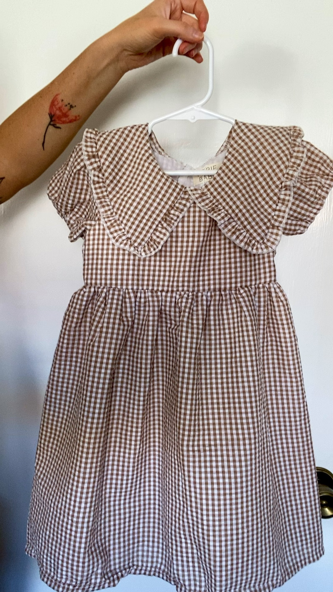 Some new arrivals for Spring/Summer from Mebie baby I can’t wait for Poppy to wear! 
This gingham dress is just everything 🤍