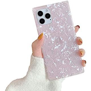 Compatible with iPhone 12 Pro Max Case 6.7 inch Marble Square Design Shockproof Soft Silicone Rub... | Amazon (US)